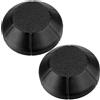 AERZETIX - Set di 2 tappi antipolvere per fari Ø80 mm | compatibile con Ford Fiesta | in plastica nera