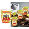FIESTAS GUIRCA | 3 Bicchieri Tequila Man Usa e Getta (5x6 cm) - Decorazione per Tavola per Feste Estive e di Laurea - Ideali per Celebrazioni Hawaiane e Tropicali - Arancione, Giallo