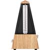 Alomejor Metronomo Meccanico Regolabile in Legno Chiaro per Chitarra Pianoforte Batteria 2160 BPM 18 Minuti Accessori Strumenti Musicali Pratica Musica