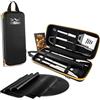 Froster Grillfather BBQ Legend Set - Accessori Barbecue e 4 Tappetino Barbecue, Set Grigliata