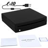 Lnopever Interfaccia USB 2.0 Autoradio CD/Dvd Dish Box Player Stereo Esterno per Auto con Telecomando,per Interfaccia Stereo Connessione USB Lettore di Navigazione GPS,Auto/Computer Portatile,Plug and Play (A)