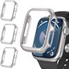 iVoler 3 Pezzi Cover Rigida PC per Apple Watch Series 9 8 7 45mm (Senza Pellicola Protettiva), Ultra Sottile Custodia Antiurto e Anti-Graffio Bumper Case, Galassia