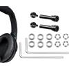 SOULWIT Parti di Ricambio in Metallo Perni Girevoli per Bose QuietComfort 35/QC35/QC35 II/QC45/QuietComfort SE (QC SE)/Nuove Cuffie wireless Quiet Comfort, Accessori Viti Cerniera e Guarnizione