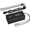 Power Queen 12V 20A Caricabatterie per Batterie Litio, 14,6V AC-DC | Attivazione 0V, Ricarica rapida, Carica a tre stadi, connettore Anderson, adatto per batterie al litio da 12.8V