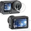 AMAZEAR Pellicola Protettiva per Lente e Schermo per Accessori DJI Osmo Action 6, Pellicola in Vetro Temperato per Action6 Pro Schermo OLED, Protezione Totale, Ultra HD, Durezza 9H, Anti-Graffio