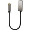 Lokuka Bluetooth 5.3 Adapter USB a 3.5mm Femmina per Ricevitore, per Aggiungere Bluetooth a Cuffie, Auto, Altoparlanti e Amplificatore