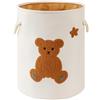 INough Cesto Portabiancheria Contenitore Giochi Bambini, Scatola dei Giocattoli Nursery, Cesta Portabiancheria per Bebè, Cesti porta Giocattoli Cestas per la Cameretta dei Bambini, Cesto Panni Sporchi (Orso)