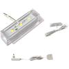 ACCE Illuminazione a LED per pavimenti in vetro, illuminazione per bordi in vetro, illuminazione vetrina, illuminazione per scaffali, set 2D o 3D, colore bianco caldo, incluso alimentatore di rete