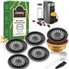 CAPMESSO capsule compatibili nespresso vertuo capsule di caffè riutilizzabili per riutilizzare le cialde Vertuoline, capsule Vertuo ricaricabili su tutte le macchine Ver (5 pezzi in silicone Caps)