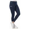 Riding World - Leggings da equitazione da donna Agadir | Leggings da equitazione | Pantaloni da equitazione con inserto in silicone e ampia fascia in vita | Pantaloni da equitazione con 2 tasche per