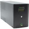NAICON SRL Gruppo di continuita' Naicom Elsist NemoLCD 160 UPS Linea interattiva Monofase 1600VA/600W Nero [EL-NEMOLCD 160]