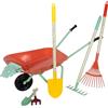 Small Foot Grande set da giardinaggio con carriola Tiny Garden