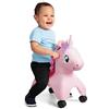 Radio Flyer Shimmer l'Unicorno Magico con luci e suoni interattivi, giocattolo cavalcabile rosa, per bambini da 1 a 3 anni