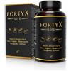 PRINCIPIO FORTYX Integratore Energia e Vitalità Uomo - Maca, Tribulus, Arginina, Citrullina, Ginseng, Ashwagandha, Zafferano, CoQ10, Zinco - 60 Capsule
