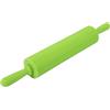 Hominas Mattarello Silicone, Mattarello Piccolo Decorativo con Maniglia Antiaderente per Cucina Bambini Biscotti Impastare, Verde, 30 Cm