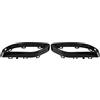 Fydun Marmitta di Scarico Coda del Tubo di Scarico Trim Cover, Un Paio di Finiture di Copertura della Punta di Scarico Nero Lucido per A B C E GLC Classe CLS W177 W247 W205 W213