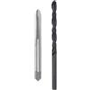 QUARKZMAN Set di Maschio Filettatura Metrica Punte Trapano, Maschio Filettatura M5 x 1 Punte Trapano Acciaio Carbonio 4mm, Kit di Attrezzi Riparazione Filettature