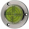 Generic Bilancia magnetica per cintura d'acqua da 50 mm, scala orizzontale ad alta precisione a bolle in alluminio Bullseye Spirit Bubble Superficie Inclinometri rotondi (con magnete)
