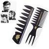 sielife Pettine per uomo, Pettini per capelli Set per la cura dei capelli da uomo, Spazzola per capelli districante Strumenti professionali per pennello per modellatura e bagnatura