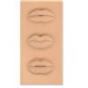 Rasmet Tattoo Lip Blush 5D Pelle Esercizio Lip Lip Blush Silicone labbra con 3 design a forma di labbra, blocco labbra fisso per trucco permanente, esercizi di microblading realistici (1 pezzo marrone