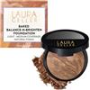 Laura Geller Beauty LAURA GELLER Fondotinta in Polvere Baked Balance-n-Brighten (Tan) - Correzione del Colore, Coprenza Modulabile da Leggera a Media, Fondotinta Matte Effetto Semi-Opaco