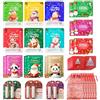 Ourdort 36 Pezzi Set Maschere Viso Regalo Natale, con Maschera Viso Tessuto, Patch Occhi, Maschera per Labbra, Balsamo per Labbra di Natale, Skin Care di natale per Ragazze e Donne