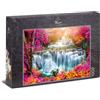 Ulmer Puzzleschmiede - Puzzle Cascate - Paesaggio pittoresco con cascata in una foresta colorata
