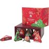 English Tea Shop® | Cofanetto Regalo Tisane BIO Natale | Tisane Infusioni Assortite in 3 Sapori (24 Gr) | Infusi Sapori Frutta e Spezie - 12 Piramidi