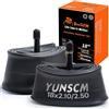 YunSCM 2Pcs 54/64-355 Camera d'aria 18x2.10/2.25/2.35/2.50 AV32mm Valve Compatibile bike 18 pollice 18x2.10 18x2.125 18x2.25 18x2.35 18x2.40 18x2.50