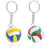 FDGGT Confezione Da 2 Portachiavi Da Pallavolo, Mini Pendenti Da Pallavolo, Portachiavi Creativi, Souvenir Sportivi, Portachiavi Decorativi