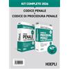 HOEPLI Codice penale + Codice di procedura penale. Kit completo 2026. Con espansione online