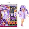 M.V.GIOCHI SRLS Rainbow High Creative Crystals Violet - Bambola Fashion 28 cm con Kit Accessori di Cristallo