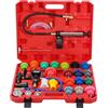 KATSU Tools KATSU 28 Piezas Universale Radiatore Pressione Tester Kit Test del Sistema di Raffreddamento Auto Rilevatore di Perdite, Alluminio 450813