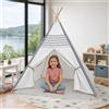 GIODICART Tenda Gioco degli Indiani per Bambini con Tappetino Interno, 120x120x150 cm