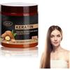 Grgowe Maschera alla Cheratina, Intensive Hydration Hair Masque, Rehydrating Mask, Per CapelliTrattamento Lisciante, Trattamento Capelli Danneggiati, Crespi e Ricci, Adatto a Tutti i Tipi di Capelli