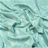 Jersey di cotone 200gr/m²- col. acqua fantasia Daisy