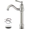 gotonovo Rubinetto per lavabo con scarico pop-up Rubinetto per lavello a 3 fori oro Oro lucido.