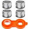 NONE Rubinetto per risparmio idrico in ottone Rubinetto aeratore Filtro sostituibile Ugello misto Filettatura 24mm Rubinetto per bagno Gorgogliatore Sostituzione rubinetto