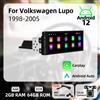 Barlckxs Autoradio Android con Schermo da 6,86 Pollici 1 Din per VW Volkswagen Lupo 1998-2005, Unità Multimediale Stereo con Carplay e Navigazione