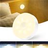 NONE Luci a disco a LED, luce per armadio ricaricabile con 3 temperature di colore, illuminazione sotto l'armadio, lampade notturne dimmerabili per banconi