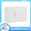 SoBuy FRG231-W Armadio sospeso con due ante Armadio da parete Armadio da bagno Armadio da cucina Armadio medicinale Mobili da bagno Bianco BHT circa: 60x60x30 cm