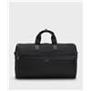 BOSS BLACK Boss Borsone in tessuto testurizzato con logo a rilievo Nero Unisex