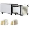 VEVOR Tagliapatatine Elettrico 376 x 117 x 131 mm Tagliapatate con Lame 12,7 mm 9,52 mm in Acciaio Inossidabile, Tagliapatate e Tritatutto con Piedini Antiscivolo, per Patate, Patatine Fritte, Argento