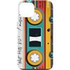 Cassette vintage bande magnétique 1980 P Cassette audio musica retrò anno 1980-80s mix best of Custodia per iPhone 13