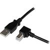 StarTech Cavo USB 2.0 da 3m, USB-A a USB-B Angolare Destro, M/M (USBAB3MR)
