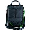 Razer Xanthus Tote Bag - Tote bag streetwear (scomparto imbottito dedicato per laptop (fino a 16), finitura idrorepellente, trasporto bidirezionale con tracolla staccabile) Nero
