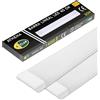 CLAR - Plafoniera LED a Soffitto 40 cm, Barra Neon LED, Garage, 6500K (20W Pack 2)