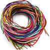 ARPDJK Cordoncino per Creazione di Gioielli, ARPDJK 60 Pezzi 1m x 3mm Cordoncini in Pelle Scamosciata Corda per Bracciali Collana Gioielli Fatti a Mano Filo di Perline Portachiavi (60 Colori)