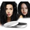 COLAYERIST Nero Gel Colorato per Capelli Uomo e Donna Lavabile, Colore Temporaneo Capelli per Bambini, Colore Capelli Temporaneo, Crema Colorata Capelli per Feste o Cosplay