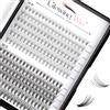 Glowing Win Ciglia Finte Ciuffetti Naturali Extension Ciglia fai da te 0.07D Mixed 10D+20D 8-14mm 228PCS Singole Ciglia Professionale Individual Cluster Lashes Riutilizzabili Cat Eye Eyelashes